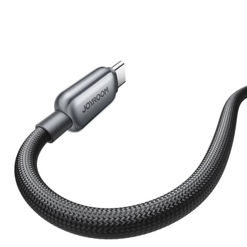 Kabel przewód w oplocie USB-A - USB-C 66W 1.2m - czarny JOYROOM