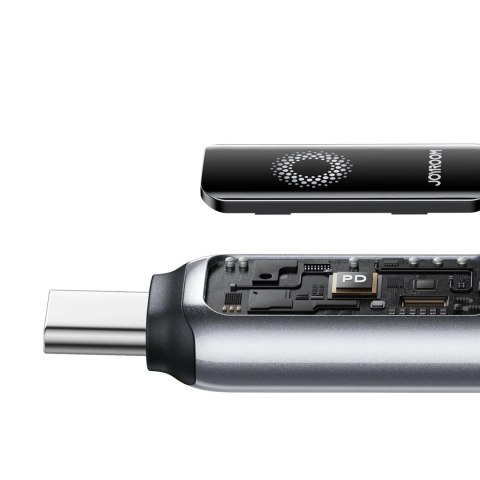 Kabel przewód w oplocie USB-C - iPhone Lightning 30W 1.2m - czarny JOYROOM