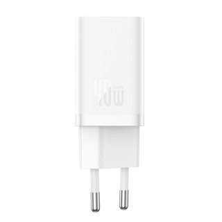 Ładowarka sieciowa GaN5 Pro 40W USB-C - biała BASEUS