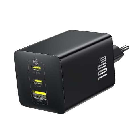 Ładowarka sieciowa USB-A USB-C EnerFill FE11 100W - czarna BASEUS