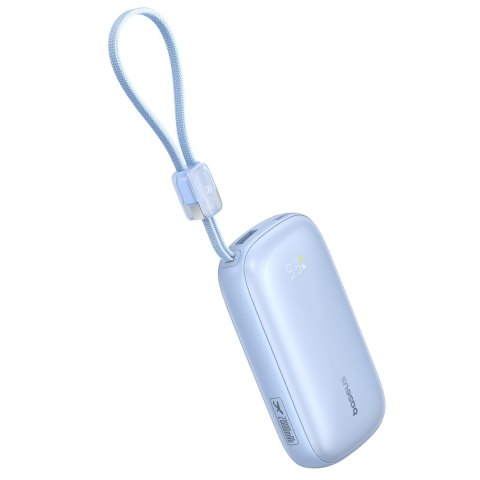 Powerbank 20000mAh 22.5W z wyświetlaczem kablem EnerFill FC21 Qpow 3 Ultra - niebieski BASEUS