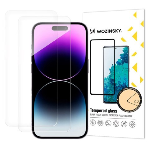 Szkło hartowane na iPhone 17 Pro / 16 Pro Tempered Glass - 2 szt. WOZINSKY
