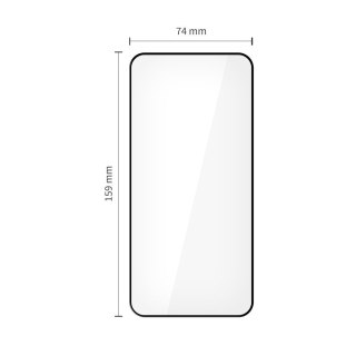 Szkło hartowane na Xiaomi 15T / 15T Pro Glass Fit+ czarne - 2 szt. Tech-Protect