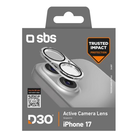 Szkło ochronne na obiektywy do iPhone 17 z technologią D3O Camera Glass SBS