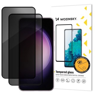 Szkło prywatyzujące na Samsung Galaxy S25 FE Privacy Glass - 2 szt. WOZINSKY