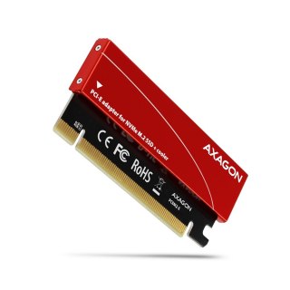 PCEM2-S Adapter wewnętrzny PCIe x16, 1x M.2 NVMe M-key slot aluminiowa osłona AXAGON