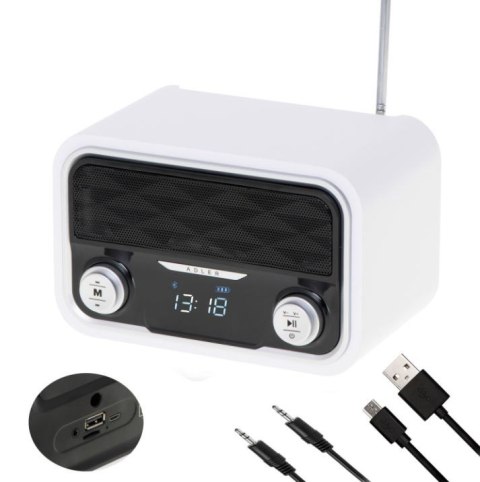 Radio AD1185 Bluetooth USB Adler