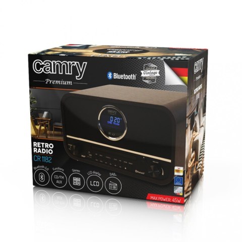 Radio retro CR1182 DAB+ USB BT Camry