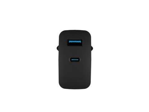 Ładowarka sieciowa Ribera GAN 1X USB-A + 1X USB-C 45W Czarna Natec