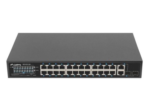 Przełącznik 24X 100MB POE+ /2x COMBO 250W RSFE-24P-2C-250 Lanberg