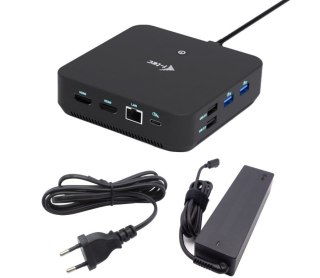 Stacja dokująca USB-C DP Dual HDMI Power Delivery 100W + Uniwersalna Ładowarka 100W I-tec