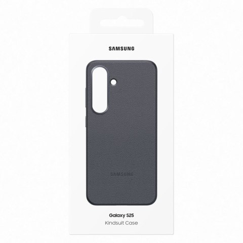 Etui plecki z ekoskóry Samsung KindSuit Case do Samsung Galaxy S25 - czarne SAMSUNG