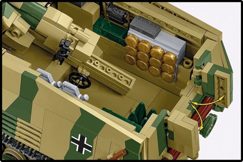 Klocki Panzehaubitze Hummel 1118 klocków Cobi Klocki