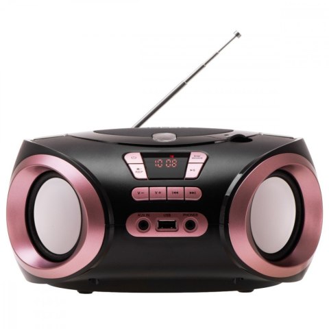 Radio Boombox CD MP3 AD1181 czarno-miedziany Adler