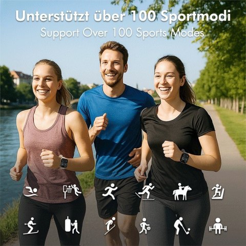 Smartwatch LCD, BT5.2 IP68 LogiLink