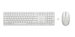 Zestaw klawiatura i mysz 650 bezprzewodowy biały 4R016AA#ABB HyperX