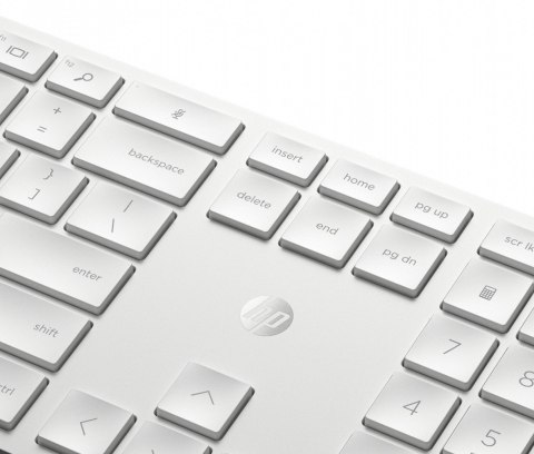 Zestaw klawiatura i mysz 650 bezprzewodowy biały 4R016AA#ABB HyperX