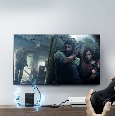 Adapter przejściówka HDMI - VGA micro USB AUX audio 3.5 mm mini jack czarny UGREEN