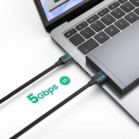 Kabel przewód USB - USB 3.2 3m czarny UGREEN