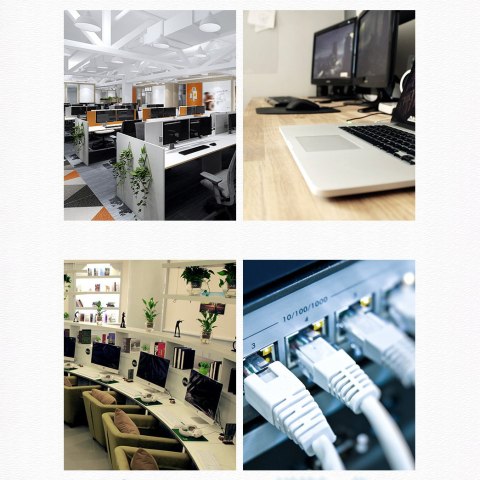 Kabel sieciowy patchcord LAN Ethernet U/UTP Cat. 6 1000Mb/s 8m - czarny UGREEN