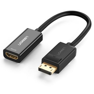 Przejściówka adapter jednokierunkowy z DisplayPort (męski) na HDMI (żeński) 1080P 60Hz 12bit czarny UGREEN