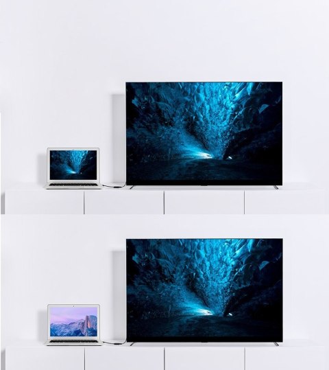 Przejściówka adapter jednokierunkowy z DisplayPort (męski) na HDMI (żeński) 1080P 60Hz 12bit czarny UGREEN