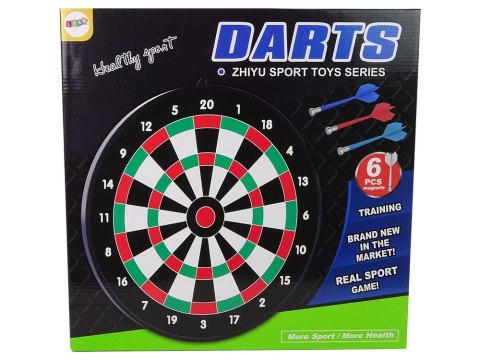 Tarcza Dart z Rzutkami Magnetycznymi 6 Sztuk LEAN Toys