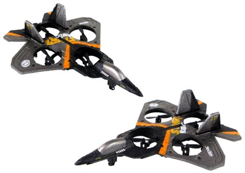 Zdalnie Sterowany Samolot Myśliwiec R/C Srebrny LEAN Toys