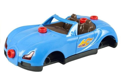 Zestaw Małego Mechanika Rozkręcany Samochód Wkrętarka Światła Dźwięki LEAN Toys