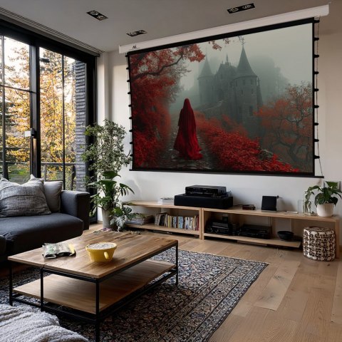 Ekran elektryczny z naciągiem Premium MC-993 Maclean