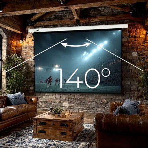 Ekran elektryczny z naciągiem Premium MC-993 Maclean