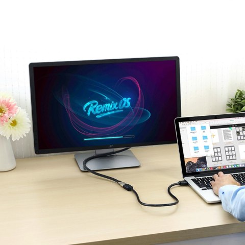 Przedłużacz kabla przewodu HDMI 2.0 4K 3m - czarny UGREEN