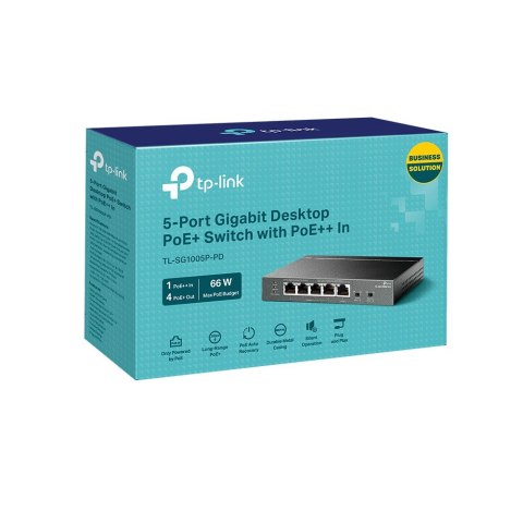 Przełącznik SG1005P-PD 5xGE (1xPoE++ 4xPoE+) TP-LINK