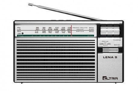 Radio LENA 5 USB Srebrne Eltra