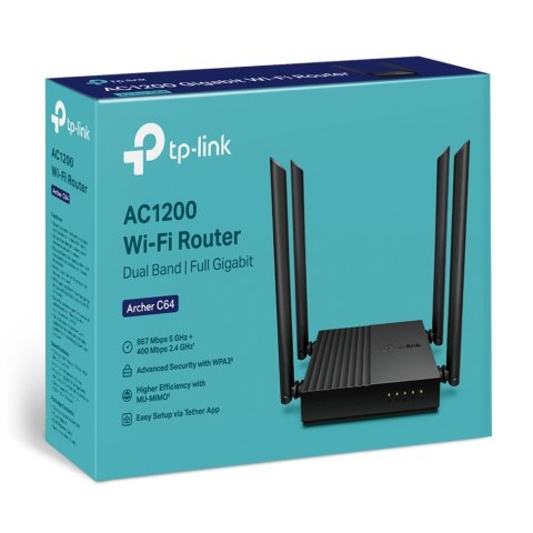 Router Archer C64 AC1200 1WAN 4LAN TP-LINK