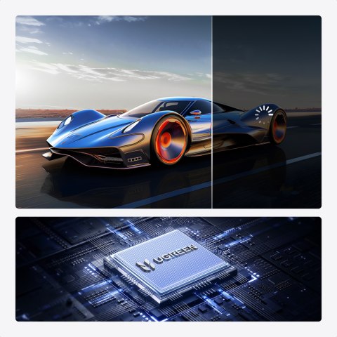 Transmiter HDMI bezprzewodowy nadajnik i odbiornik do 30m - czarno-srebrny UGREEN