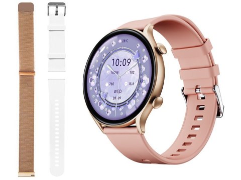 Smartwatch X19 Bluetooth różowy BLOW