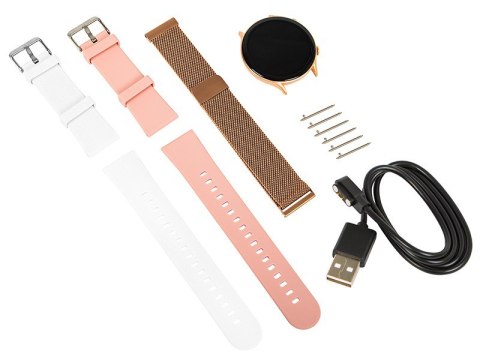 Smartwatch X19 Bluetooth różowy BLOW