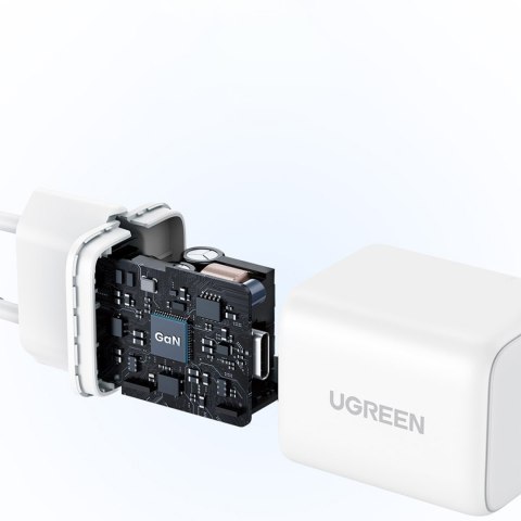 Ładowarka sieciowa X513 GaN USB-C 30W - biała UGREEN