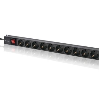 Listwa zasilająca PDU do RACK | 16A | 16xSCHUKO | Pionowa | 1.8m Qoltec