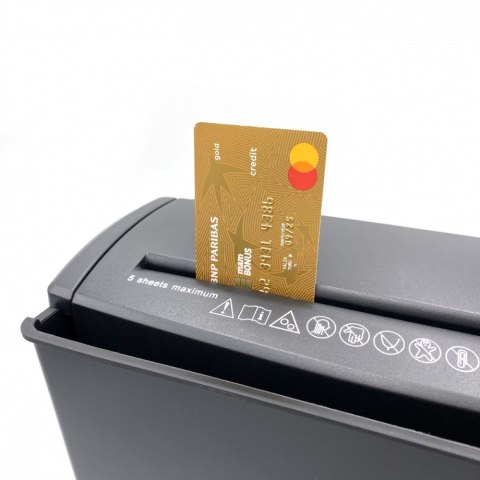 Niszczarka dokumentów, folii i kart kredytowych SHREDDER V3.0 MT215 Media-Tech