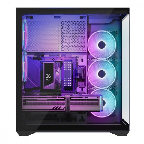 Obudowa Volcano Space XL ARGB Full Tower 5 wentylatorów, czarna MODECOM