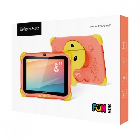 Tablet dla dzieci FUN 808 Czerwony Kruger & Matz