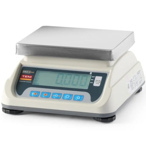 Waga handlowa kuchenna z legalizacją M LCD RS232 ECO+ 6 kg / 2 g TEM