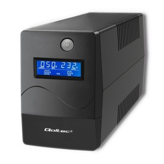 Zasilacz awaryjny UPS | 450VA | 240W | LCD | USB | RJ45 Qoltec