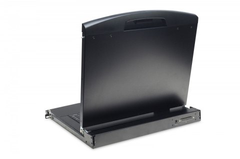 Konsola 17 LCD z touchpad KVM 8 portów 1U komplet kabli (8xDS-19231) klawiatura US Digitus