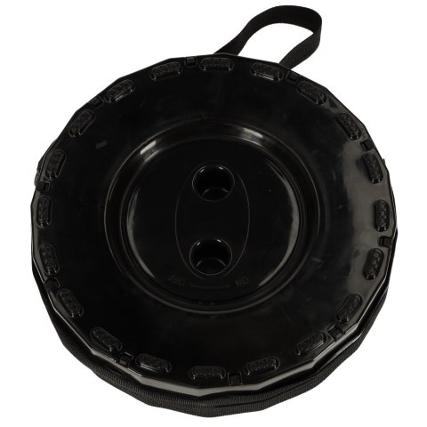 Krzesło składane taboret teleskopowy turystyczny przenośny czarny 200kg Kik Sp. z o. o. Sp. k.