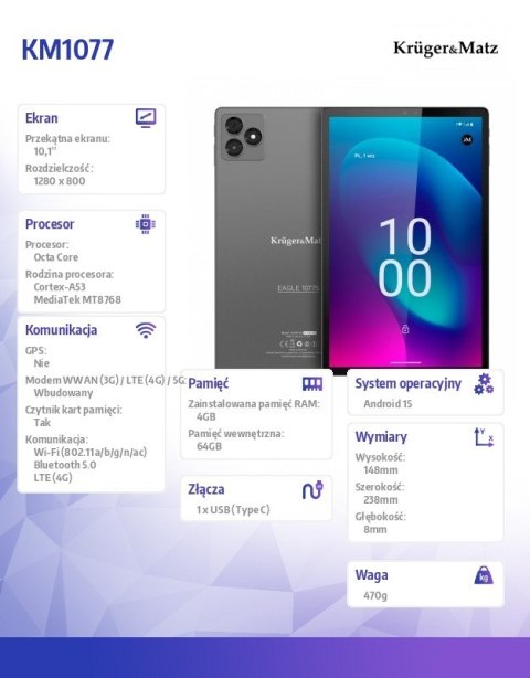 Tablet EAGLE 1077 Kruger & Matz