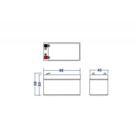 Akumulator AGM VRLA 12V 1.3Ah Green Cell