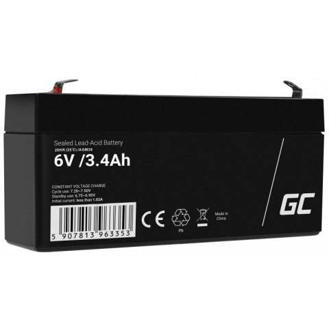 Akumulator AGM VRLA 6V 3.4Ah Green Cell